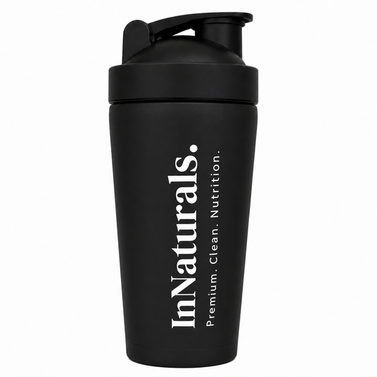 Hochwertiger Edelstahl Shaker (700ml) schwarz