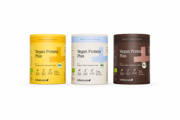 3-er Bundle Vegan Protein Plus (300g Dosen)
