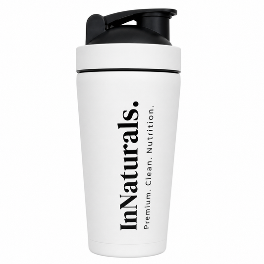 Hochwertiger Edelstahl Shaker (700ml) weiss